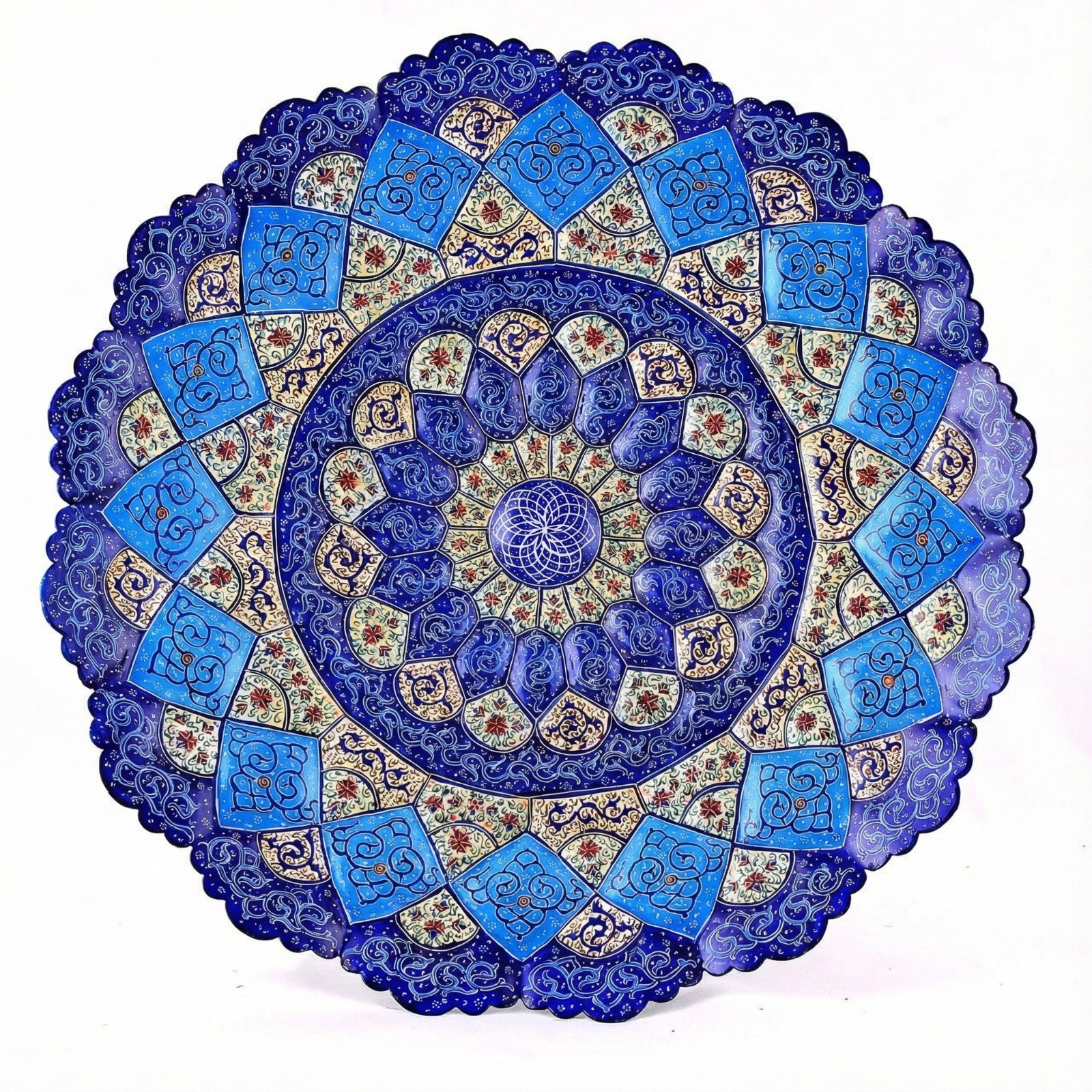 میناکاری، جلوه آتش و خاک با رنگ آسمان 